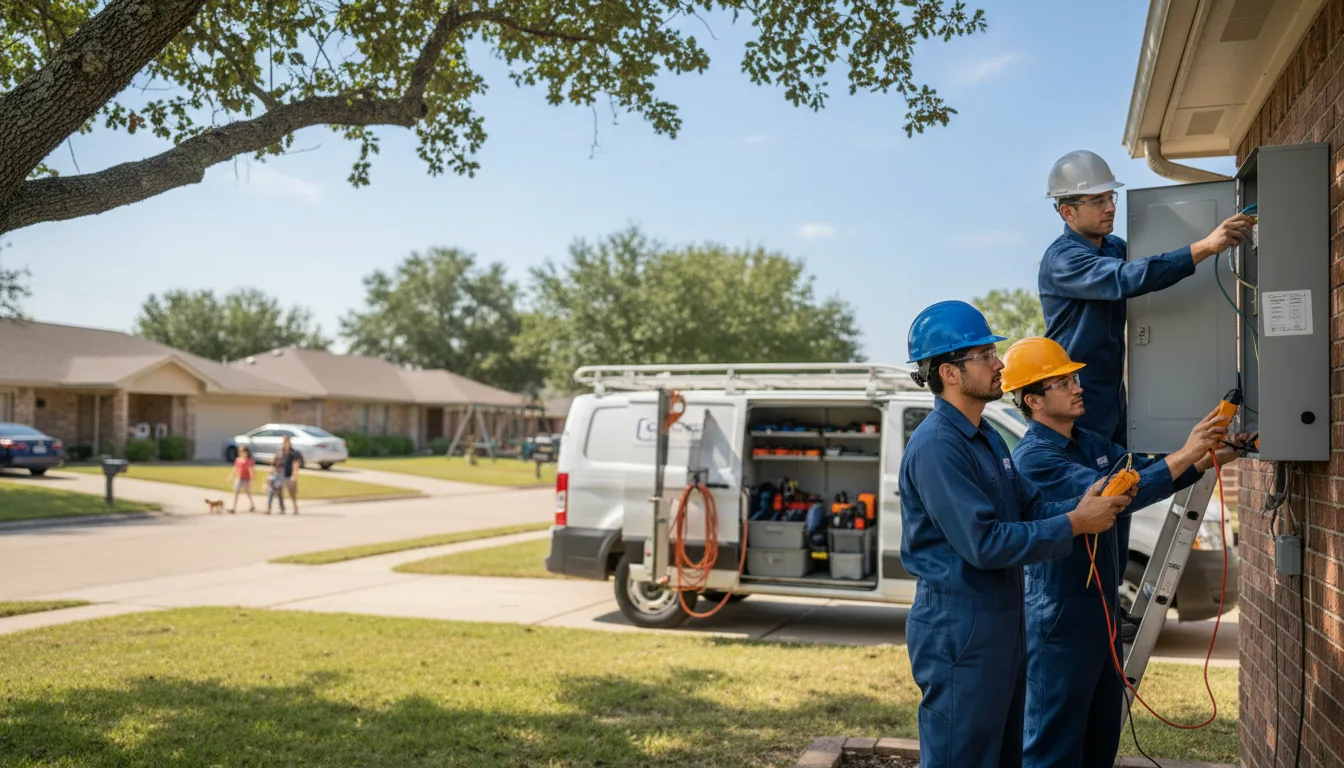 Certified electrician providing emergency electrical services in New Harmony, UT